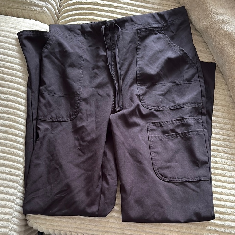 Scrubstar Black Cargo Pants with Utility Style